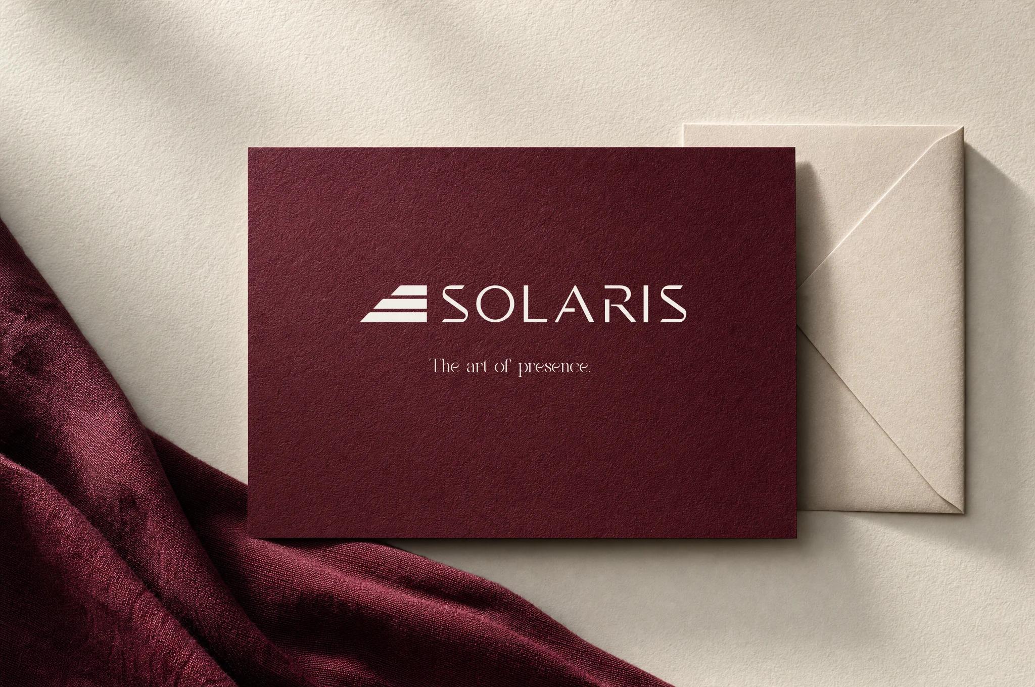 Burgundy Solaris invitation concept