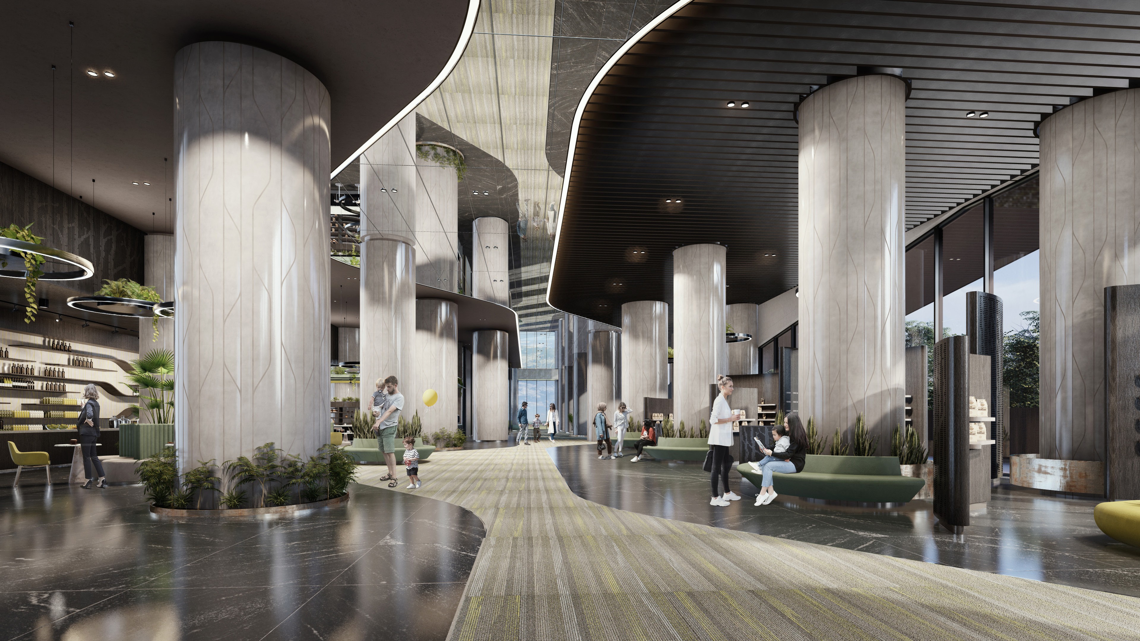 Solaris arrival lobby project visualization