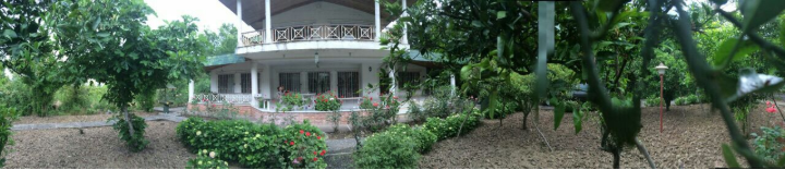 Panoramic villa and garden image displayed on Gilara’s community website